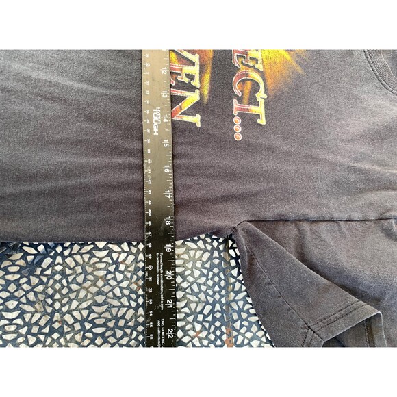 Vintage 90s I’m not perfect Just Forgiven! Religious T-shirt Size M - Picture 5 of 10